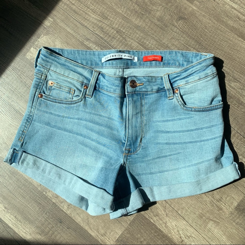Light blue shorts